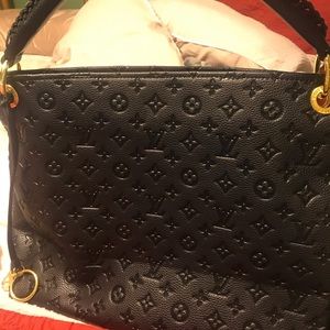 Black Monogram Shoulder Bag